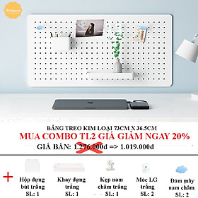 Mua Bảng lỗ Pegboard Dola Home kim loại cao cấp tiện dụng trang trí phòng khách phòng ngủ phòng làm việc bảo hành 12 tháng