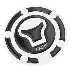 Durable Carbon Fiber Gas Cap Cover Pad Fuel Tank Sticker Decal Gas Cap Protector for Hyosung GT250R/GT650R GV650