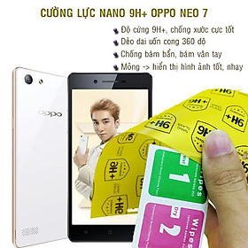 Dán cường lực dẻo nano  dành cho Oppo Neo 7