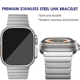 Dây Đeo Thép Dành Cho Apple Watch Kai.N SeamLess Steel Band Size 42/44/45/49mm_ Hàng Chính Hãng
