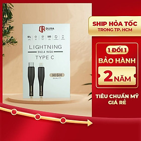 Mua Chuẩn USA : Bộ Cóc 20W siêu nhanh+ Dây Sạc DURA loại tốt hàng chính hãng