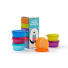 Bộ Tupperware 6 hộp bảo quản thực phẩm Colorful Small Server 200ml - Hàng Chính Hãng