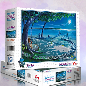 Tranh xếp Hình Tia Sáng BẾN ĐỢI (925 Mảnh Ghép)