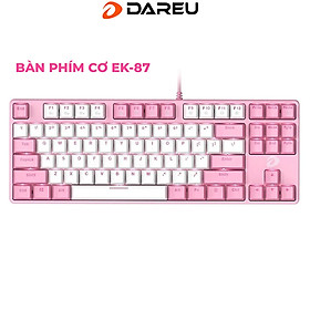 Mua Bàn phím cơ DAREU EK87 PINK / WHITE / BLACK Gaming - Hàng Chính Hãng