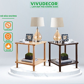 Mua Kệ đầu giường VIVUDECOR KD01 100% gỗ tự nhiên