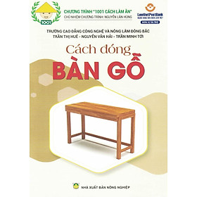 Hình ảnh sách Cách Đóng BÀN GỖ