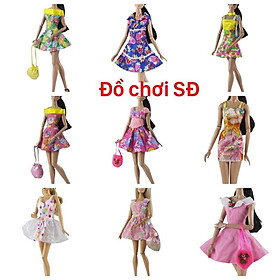 đầm ngắn búp bê 30 cm - 1 cái ngẫu nhiên