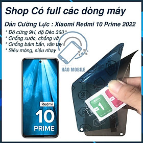 Dán cường lực dẻo nano Xiaomi Redmi 10 Prime 2022