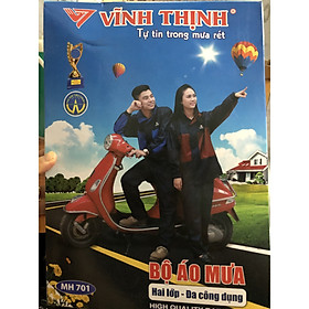 Mua Bộ áo mưa 2 lớp Vĩnh Thịnh Siêu chống thấm 2 công dụng