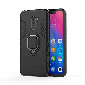 Ốp Lưng Cho Xiaomi Pocophone F1 iRON - MAN IRING Nhựa PC Cứng Viền Dẻo Chống Sốc