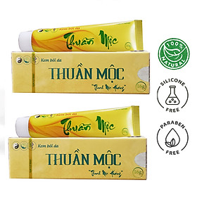 Combo 2 Kem bôi da Thuần Mộc 13g dưỡng ẩm da, giảm bong tróc, mẩn ngứa