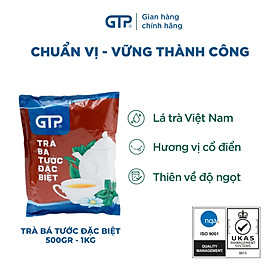 Trà bá tước đặc biệt GTP [500G]–    Lá trà khô nguyên chất, pha trà, trà sữa, trà trái cây