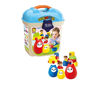 Đồ chơi mầm non xếp hình gia đình Oxford Bebe BB1391 (3th+)