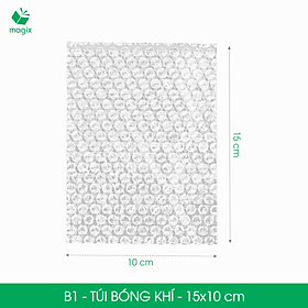B1 - 15x10 cm - 100 Túi bóng khí chống sốc đóng hàng - Túi gói hàng, bọc chống sốc, xốp chống sốc