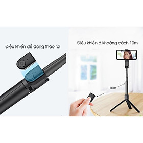 Mua Gậy Chụp Ảnh Tự Sướng XT02 3in1 kết nối Bluetooth  3 Chân Đa Năng  chụp Hình Selfie  Giá đỡ điện thoại livestream