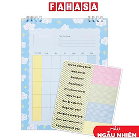 Sổ Kế Hoạch Tháng B5 - Blueangel (12 Tờ) (Mẫu Màu Giao Ngẫu Nhiên)