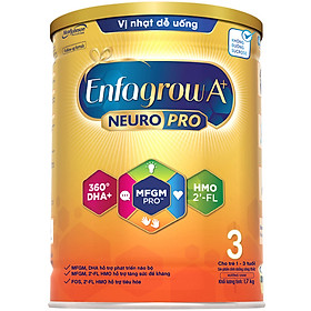 Sữa bột Enfagrow A+ NeuroPro 3 với 2 -FL HMO cho trẻ từ 1 3 tuổi 1.7kg