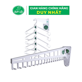 COMBO 1 GIÁ PHƠI ĐỒ XẾP GẮN TƯỜNG + 1 GIÁ PHƠI ĐỒ ĐỨNG GẮN TƯỜNG