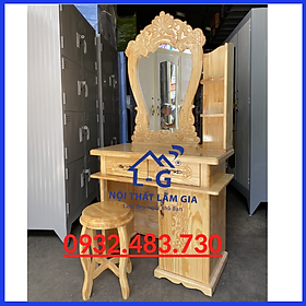 Mua Bàn trang điểm gỗ thông _ BTDG-VM