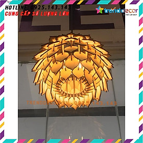 Đèn gỗ trang trí Quán Cafe - Trà sữa  đẹp trang trí nhà và quán cafe Trenddecor