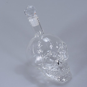 Glass Skull Face Decanter Bottles Bottling (350ML)
