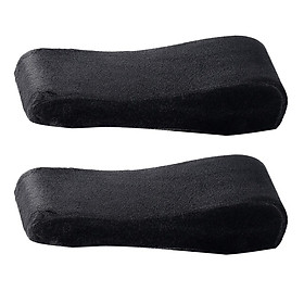 Chair Armrest Pads and Memory Foam Elbow Pillow for Forearm Pressure Relief,Universal Chair Arm Cover,2 Piece Set