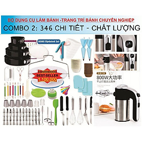 Mua Dụng Cụ Làm Bánh Kem Sinh Nhật Combo 345 Chi Tiết Full Đồ Làm Bánh GATO Cao Cấp Cho Gia Đình Tiệm Bánh Chuyên Nghiệp