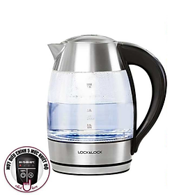 Mua Ấm đun siêu tốc thủy tinh LocknLock EJK418SLV 1.8L  Hàng chính hãng  tự động ngắt điện - JoyMall