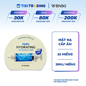 Combo 10 Mặt Nạ Cấp Ẩm Đa Tầng, Căng bóng Da BNBG PDRN Hydrating Skinbooster Mask 30ML