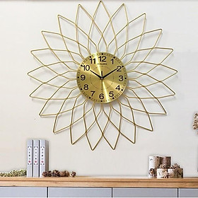 Đồng hồ treo tường GCLOCK loại to KT 74  cao cấp làm từ kim loại sơn tĩnh điện chạy máy kim trôi chuẩn
