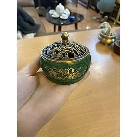 Mua Lư Đốt Trầm Tròn Bằng Đồng Cao Cấp
