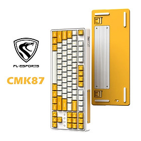 Mua Bàn phím cơ FL-Esports CMK87SAM Banana Yellow White 3 Mode - Hàng chính hãng