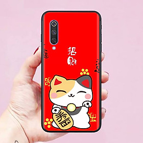 Ốp lưng dành cho điện thoại Xiaomi Mi 9 Hình Mèo Thần Tài Lộc Phát