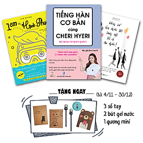 Combo Tiếng Hàn Cơ Bản Cùng Cheri Hyeri + 1cm Đến Hạnh Phúc (1cm Diving) + Đừng Cố Làm Người Tốt Trong Mắt Tất Cả Mọi Người