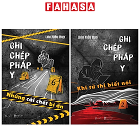 Hình ảnh Combo Sách Ghi Chép Pháp Y (Bộ 2 Cuốn)