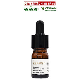 Dung dịch chấm mụn bí đao Cocoon 5ml giảm sưng to, diụ nốt mụn thuần chay