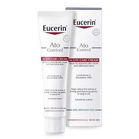 Kem Dưỡng Ẩm, Giảm Kích Ứng, Ngứa Eucerin Atocontrol Acute Care Cream (40ml) KBM02