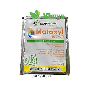 Chế phẩm diệt trừ nấm bệnh Mataxyl 500WP 25gr Hàng xịn diệt nấm bệnh