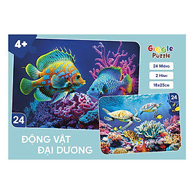 Đồ Chơi Xếp Hình Cho Trẻ Giggle Puzzle , Xếp Hình Nguyễn Trắc, Đồ Chơi Trẻ Em - 24,48,96 Mảnh- Xếp hình Puzzle