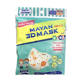 Khẩu Trang Mayan 3D Mask Chống Bụi PM 2.5 Gói 5 Miếng