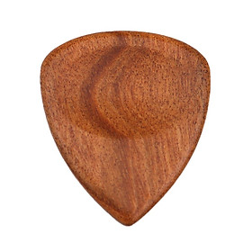 Wood Acoustic Guitar Pick Plectrum Hearted Shape Picks  For Bass Part