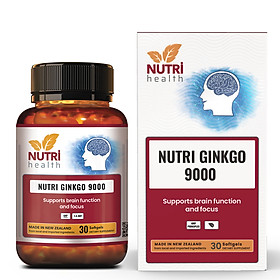 Viên Uống Bổ Não Nhập Khẩu Chính Hãng New Zealand Nutri Ginkgo 9000 (30 Viên)