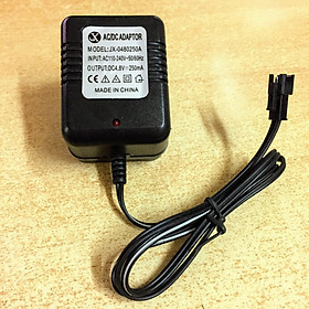 Củ sạc điện áp 4.8V 250mA chân cắm Jack SM-2P càng cua đen