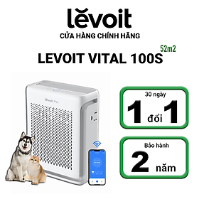 Mua Máy Lọc Không Khí Levoit Vital 100S 52m2 | Khử Mùi Diệt Khuẩn | Hút Lông Thú Cưng Cực Mạnh | Hàng Chính Hãng