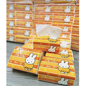 Mua 1 GÓI Giấy Ăn Rút Phú Đạt 250 Tờ Siêu Dai Mềm Mịn(THỎ CAM)