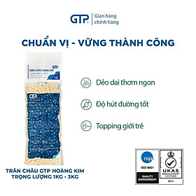 Trân châu Hoàng kim GTP [1Kg] - Topping nhiều loại trà sữa, chè, món tráng miệng...Trân châu dẻo dai thơm