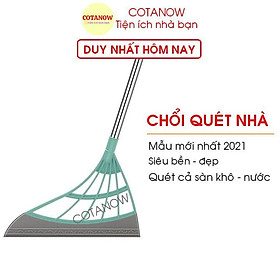 CHỔI QUÉT SÀN - KÈM GẠT NƯỚC LƯỠI SILICON - KIỂU MỚI