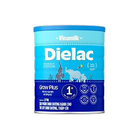 HỘP SỮA BỘT VINAMILK DIELAC GROW PLUS 1+ 1.5KG (CHO TRẺ TỪ 1 - 2 TUỔI)