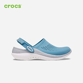 Giày lười unisex Crocs FW LiteRide 360 Clog U Blue Steel/Microchip - 206708-4LC