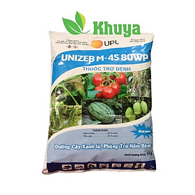 Thuốc Trừ Bệnh UNIZEB M-45 80WP 1kg Mancozeb Xanh